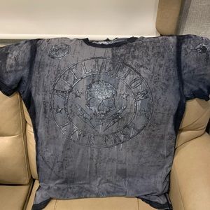Affliction t shirt men buckle